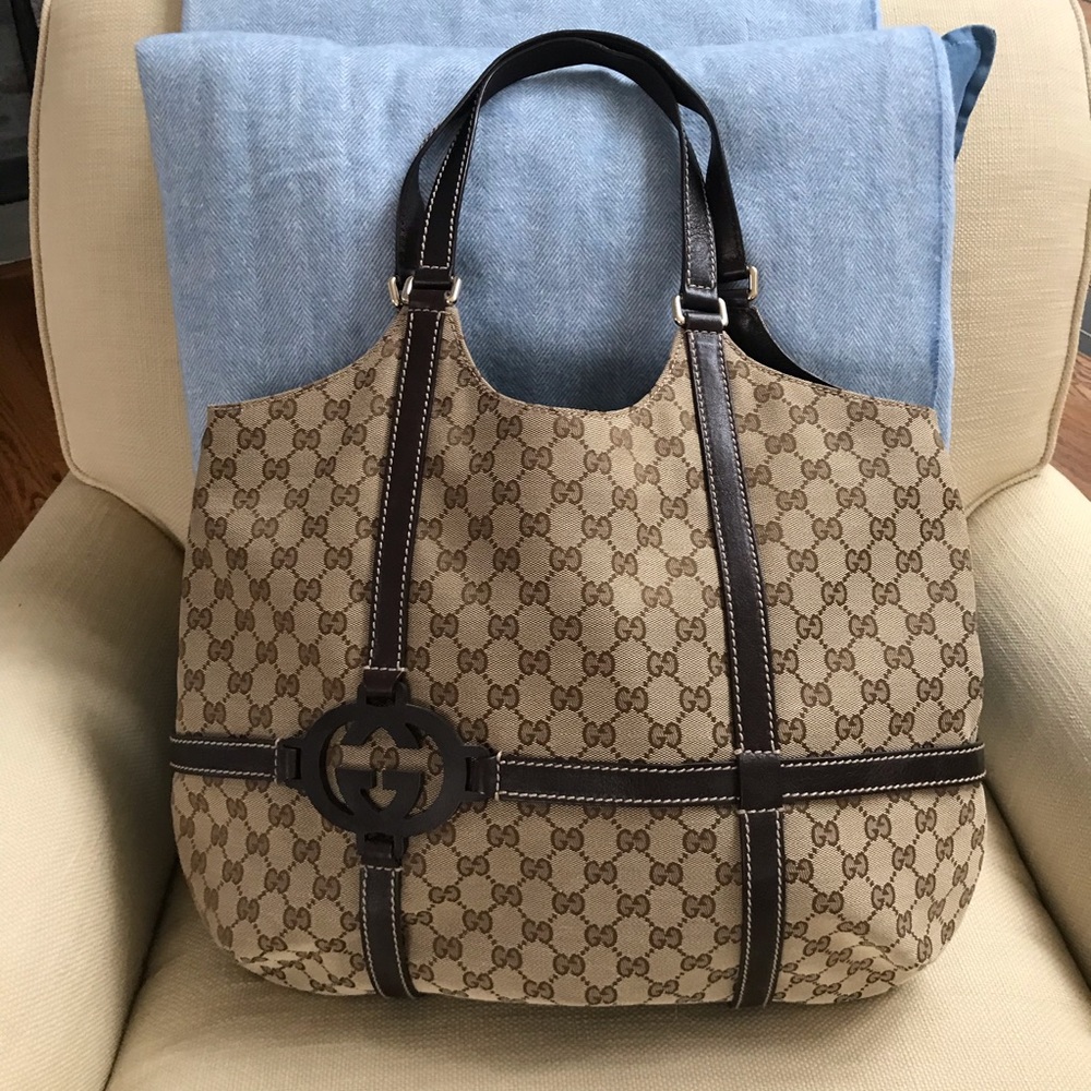 Authentic Gucci Royal Large Canvas Bag